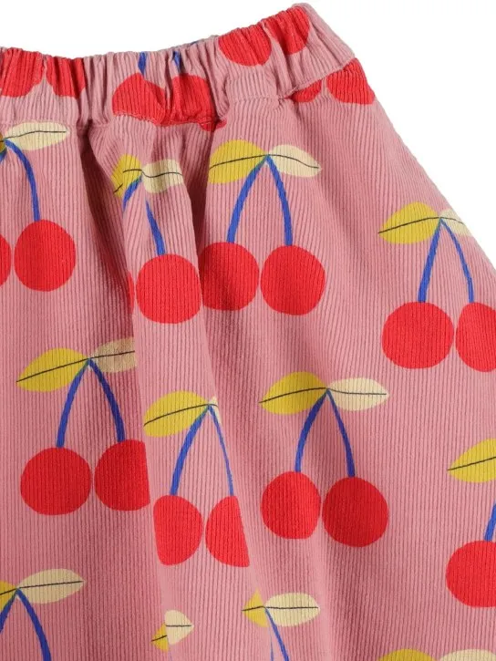 Jellymallow   Cherry print cotton skirt 