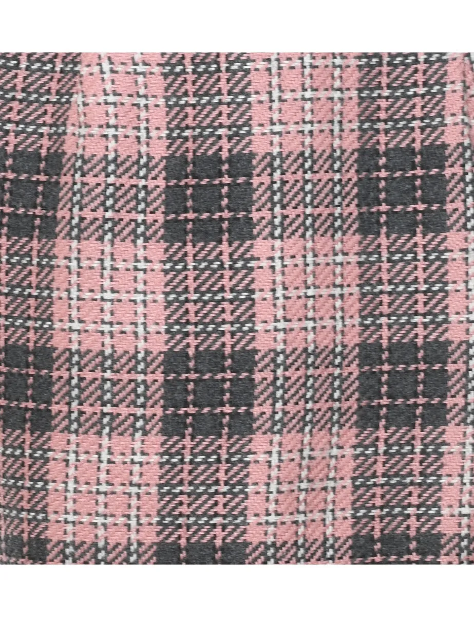 Jessica Scott Plaid Pencil Skirt - S