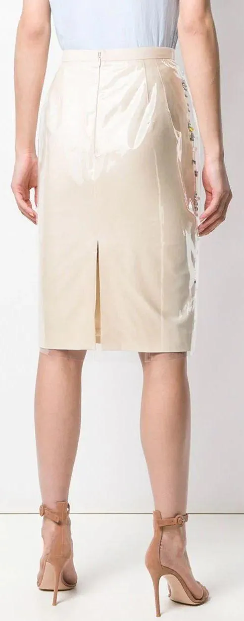 Jeweled Pencil Skirt