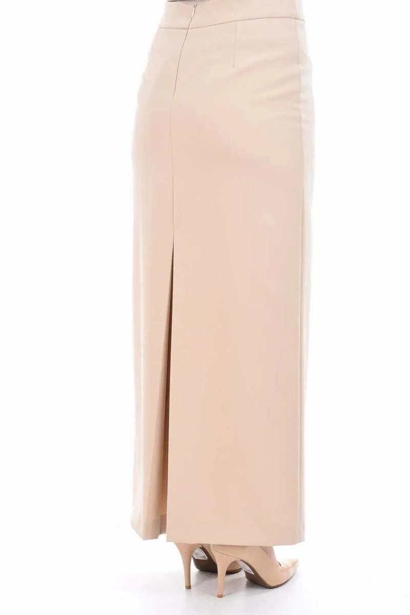 KA 12500 Pencil Skirt Cream