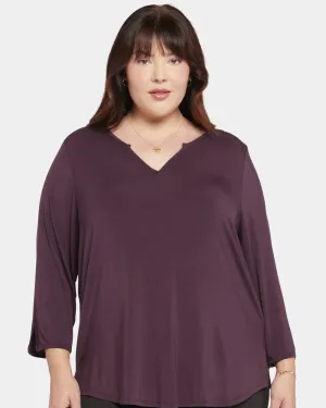 Kendall Perfect Tee | Eggplant