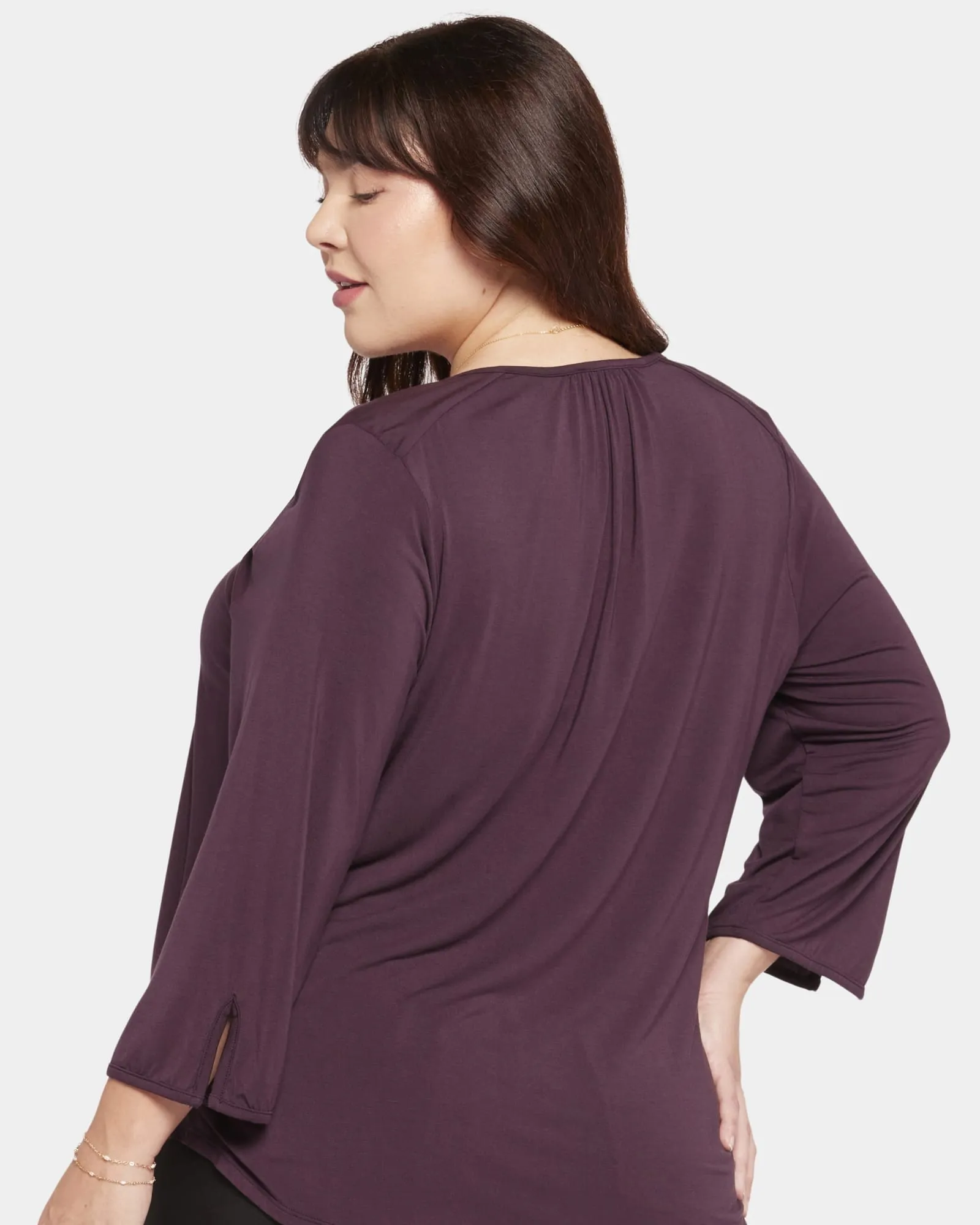 Kendall Perfect Tee | Eggplant