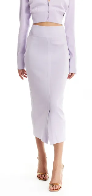 Kenza Knit Skirt - Lilac