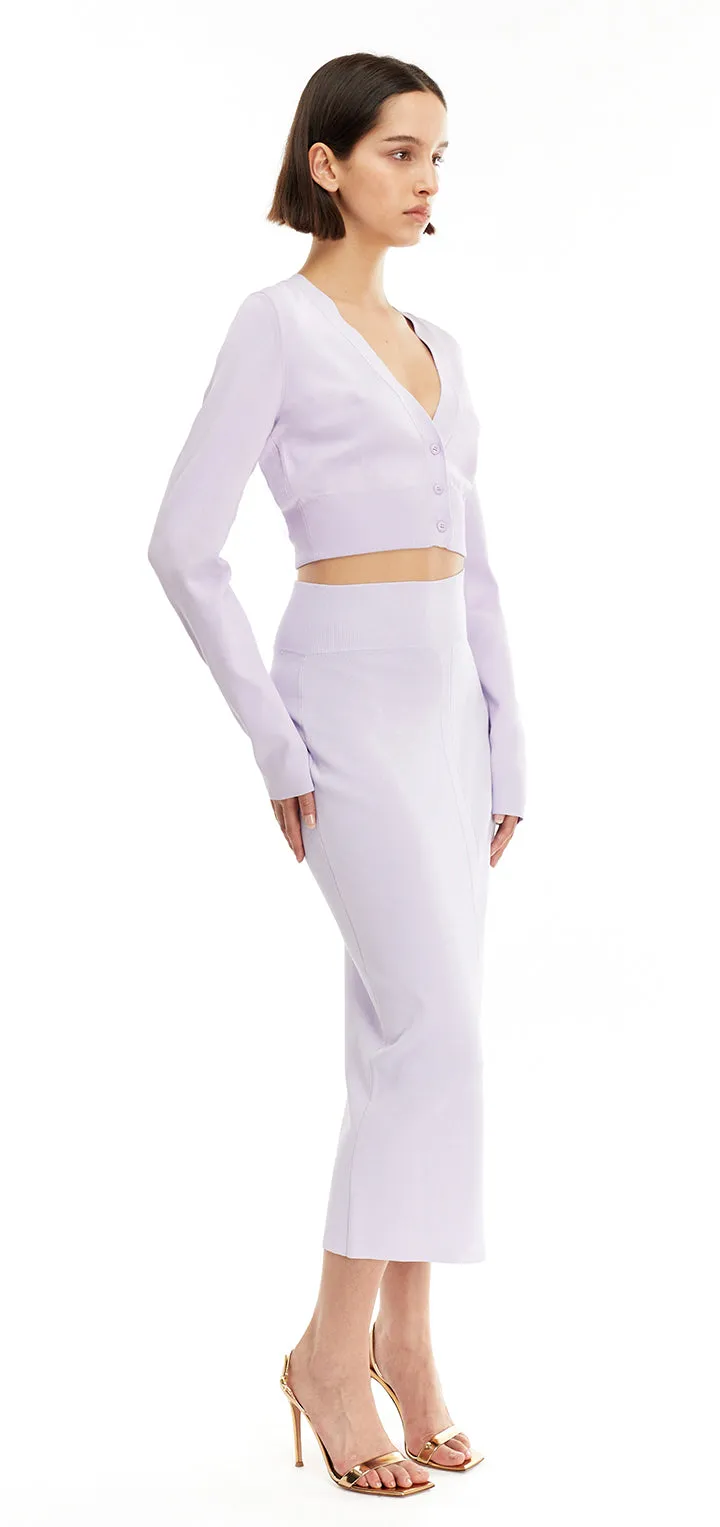 Kenza Knit Skirt - Lilac