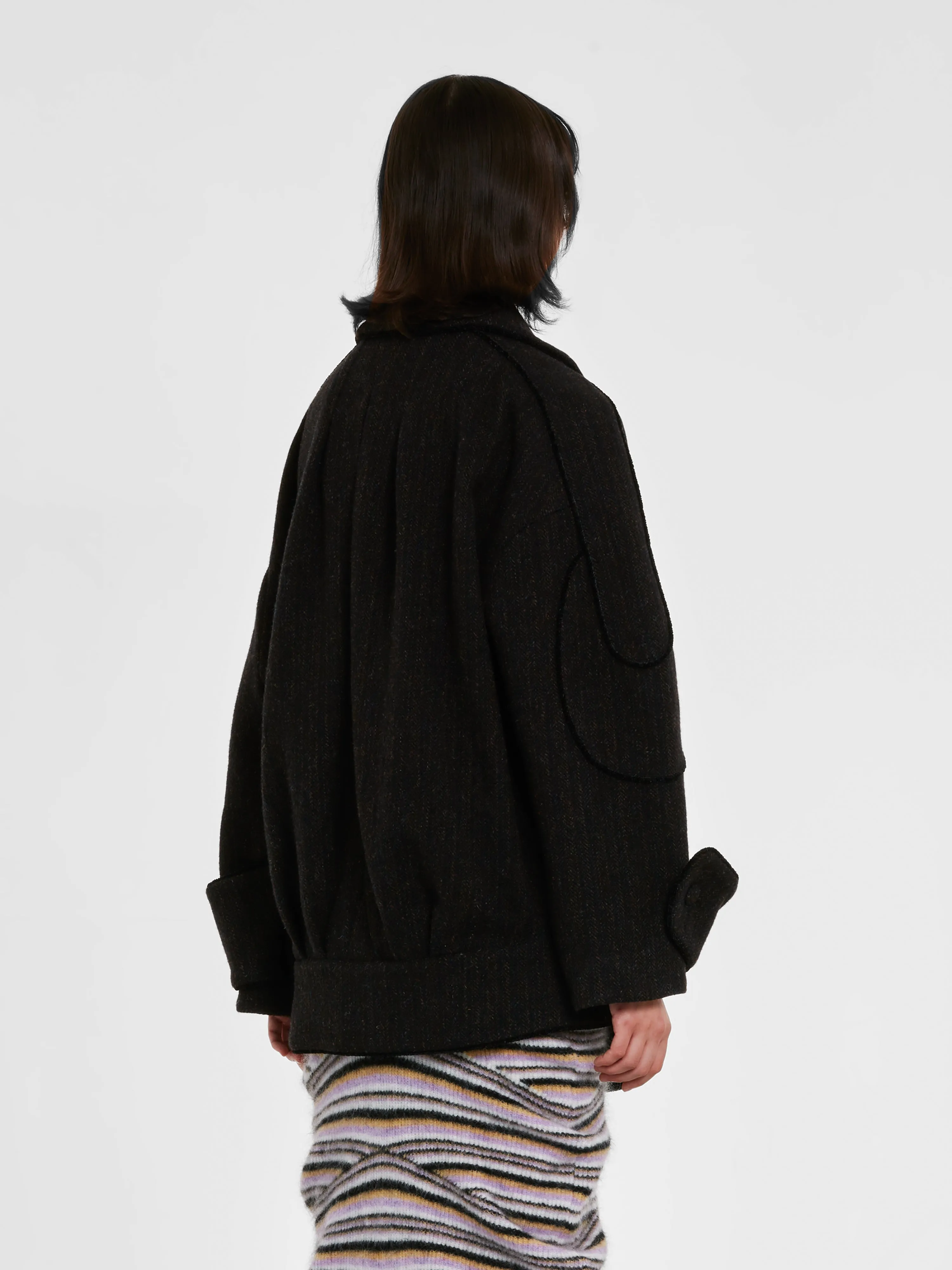 Kiko Kostadinov - Women’s Armoured Trim Coat - (Brown)