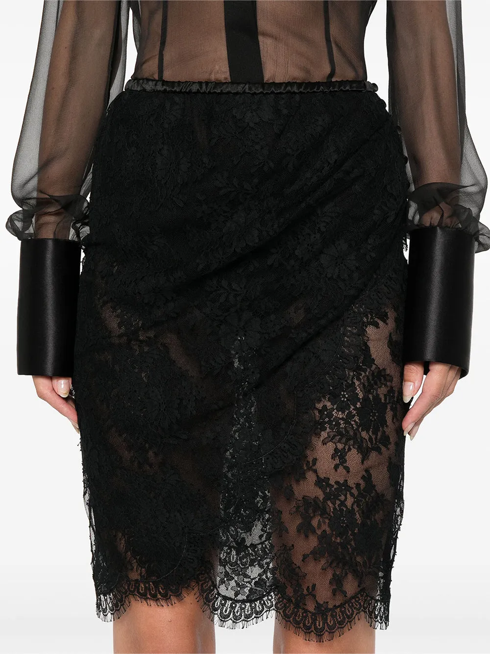 Lace Wrap Skirt