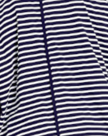 Laney Stripe Tee | Navy White Stripe