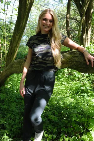 Liberte - Alma-Pants - Dusty Camo Army