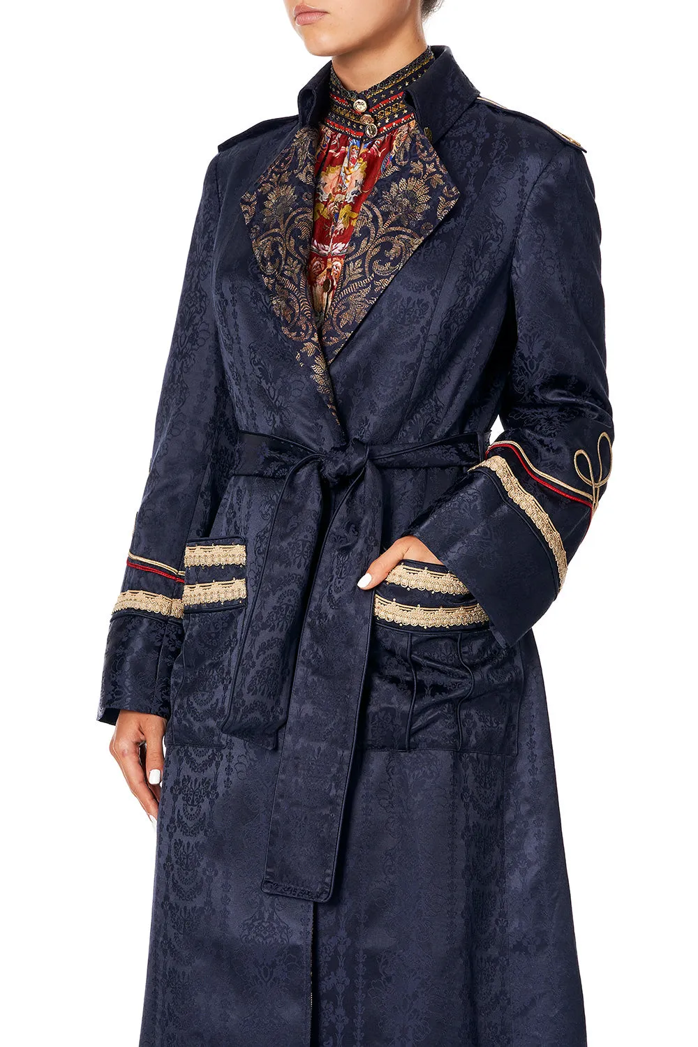 LONG MILITARY COAT THIS CHARMING WOMAN