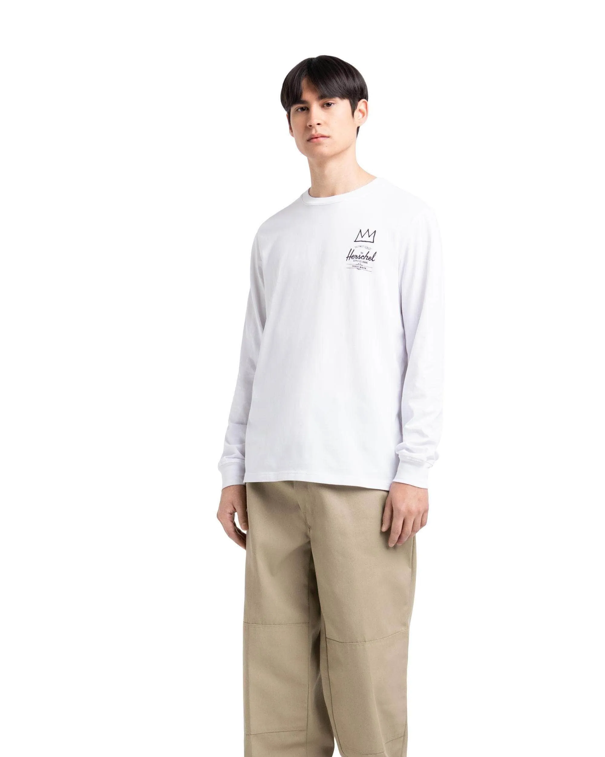 Long Sleeve Tee Basquiat Bright White/Record