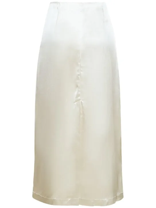 Loulou Studio   Lys silk blend midi skirt 