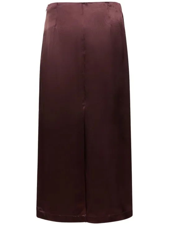 Loulou Studio   Lys silk blend midi skirt 