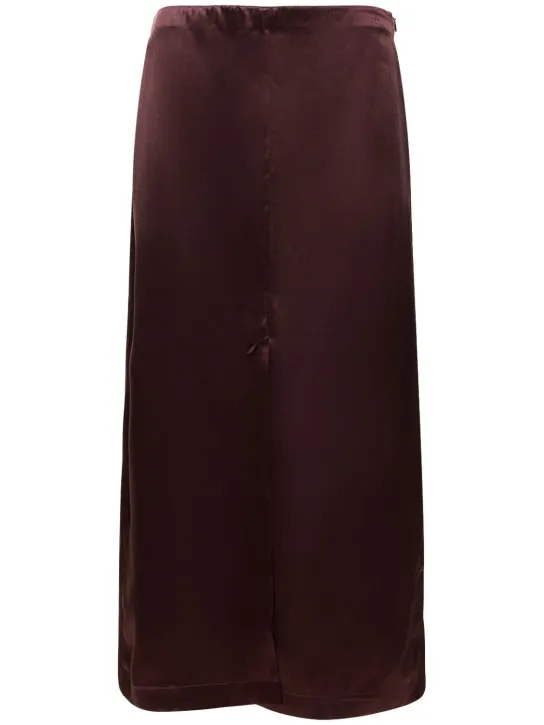Loulou Studio   Lys silk blend midi skirt 