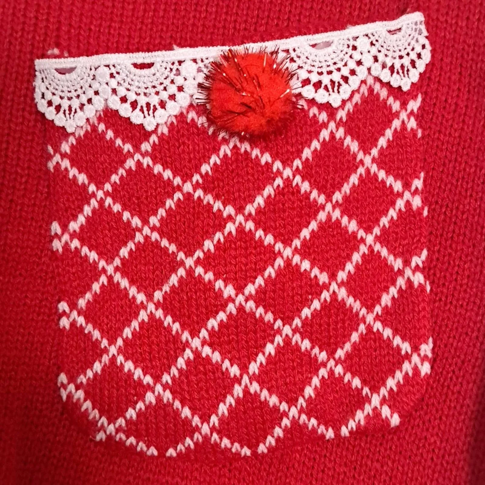 Love on a Hanger Holiday Sweater Skirt Small