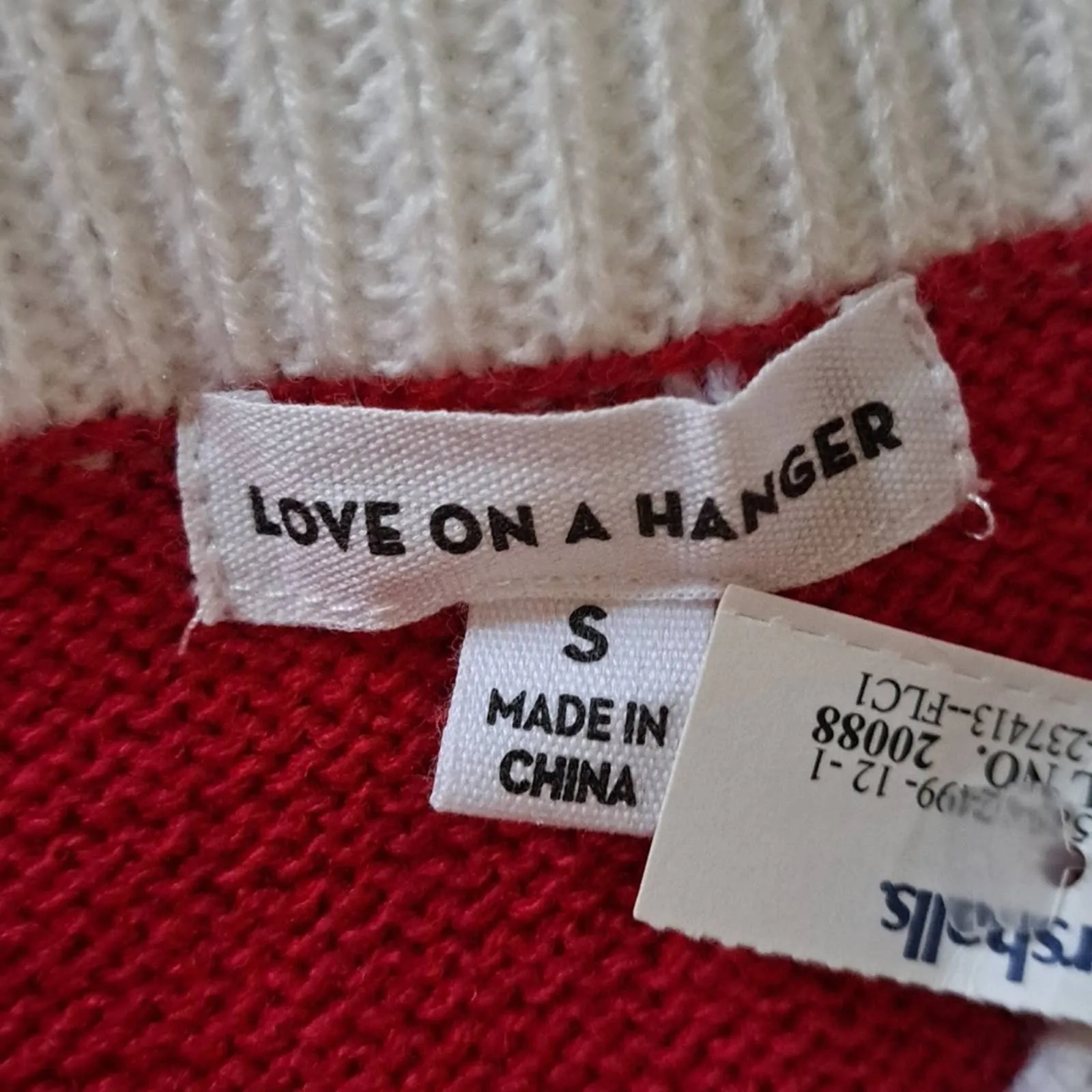 Love on a Hanger Holiday Sweater Skirt Small