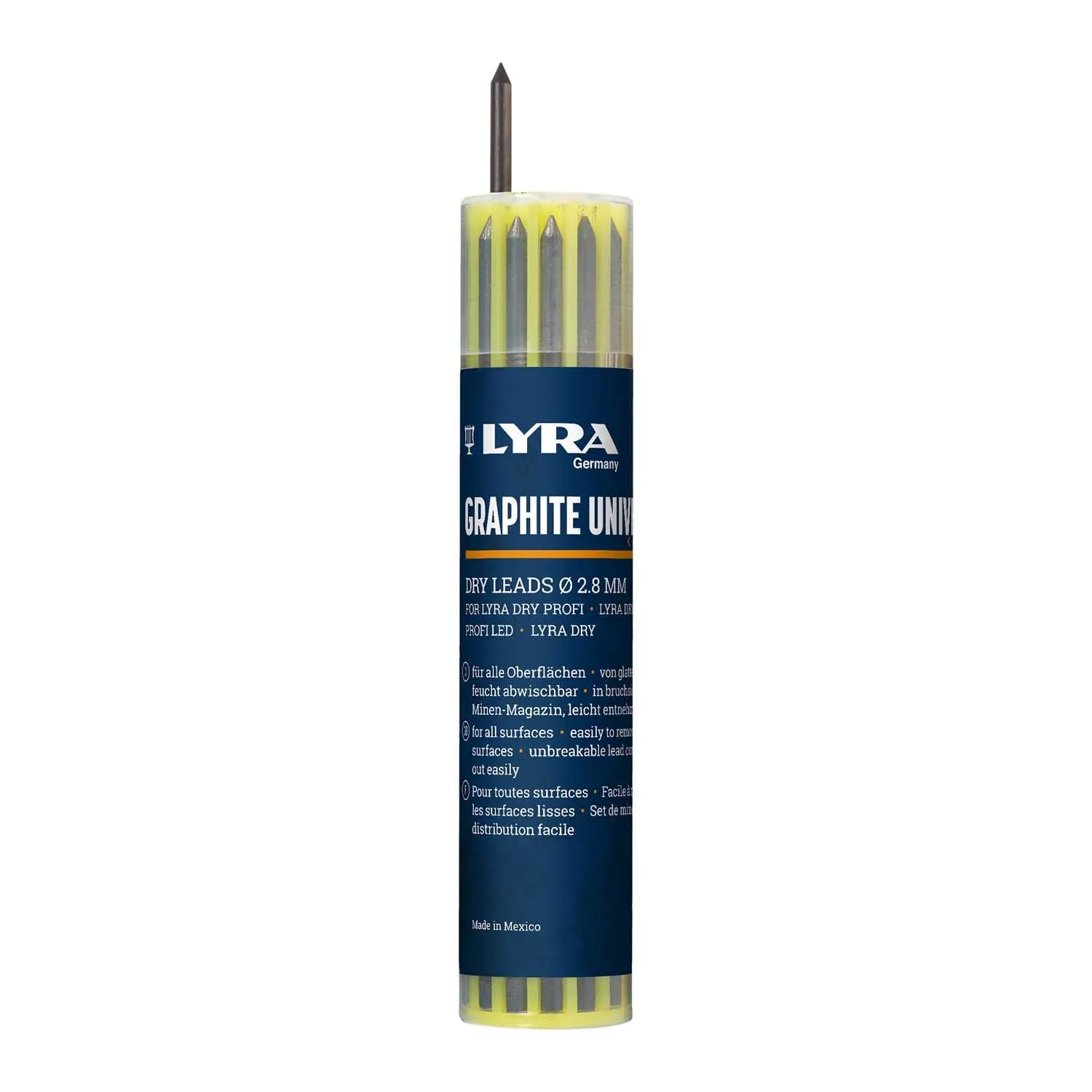 Mechanical Pencil - Lyra Dry Leads Refills for Dry Profi Mechanical Construction Pencil, L4498003