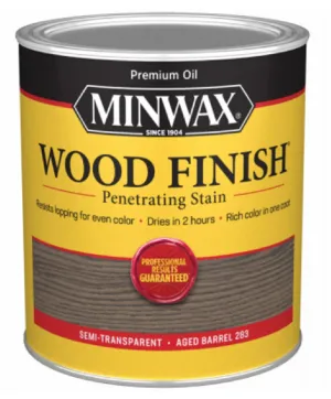 Minwax 701054444 Wood Finish Aged Barrell Interior Stain, 1 Quart