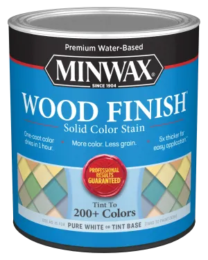 MINWAX® Wood Finish® Water-Based Solid Color Stain, Quart