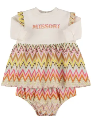 Missoni   Printed jersey dress &amp; diaper cover 