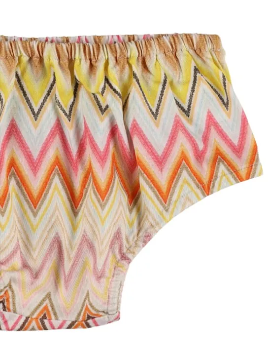 Missoni   Printed jersey dress &amp; diaper cover 