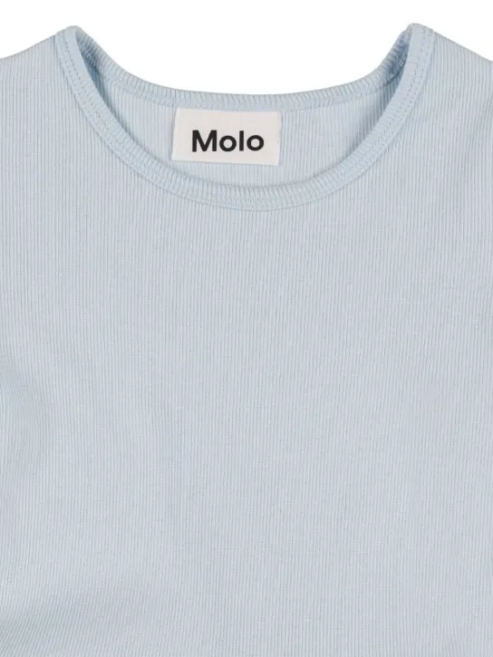 Molo   Horse print cotton blend dress 