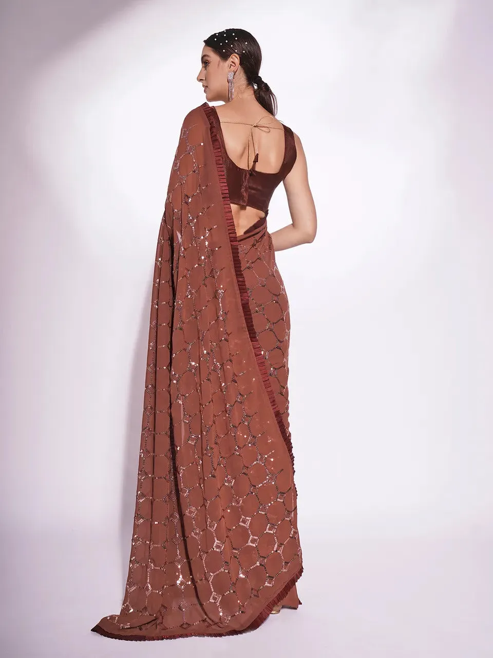 Mona Festive Wear Georgette Saree