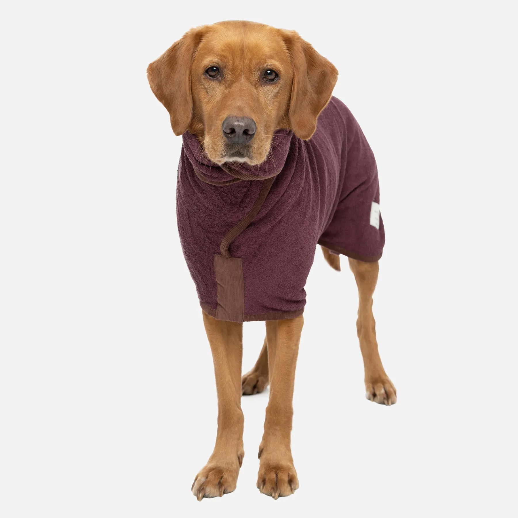 NEW Country Dog Drying Coat - Burgundy
