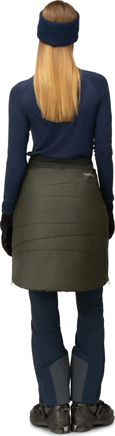 Norrøna Women&#x27;s Falketind Thermo80 Skirt Olive Night | Buy Norrøna Women&#x27;s Falketind Thermo80 Skirt Olive Night here | Outnorth