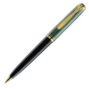 Pelikan Souveran K800 Ball Pen - Green with Gold Trim