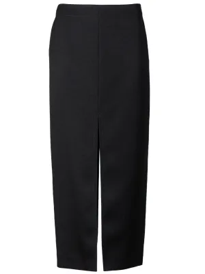 Pencil skirt with slits