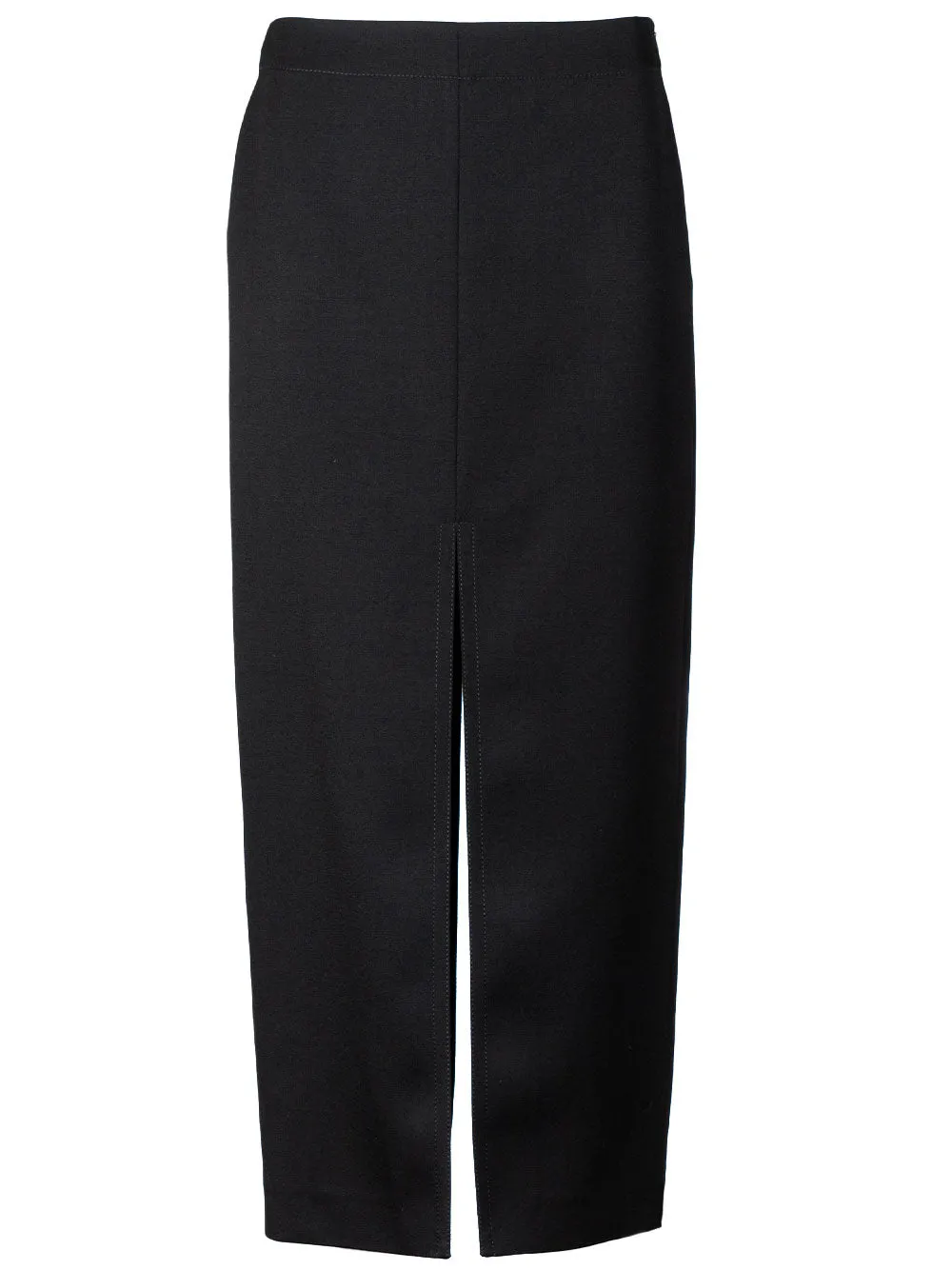 Pencil skirt with slits