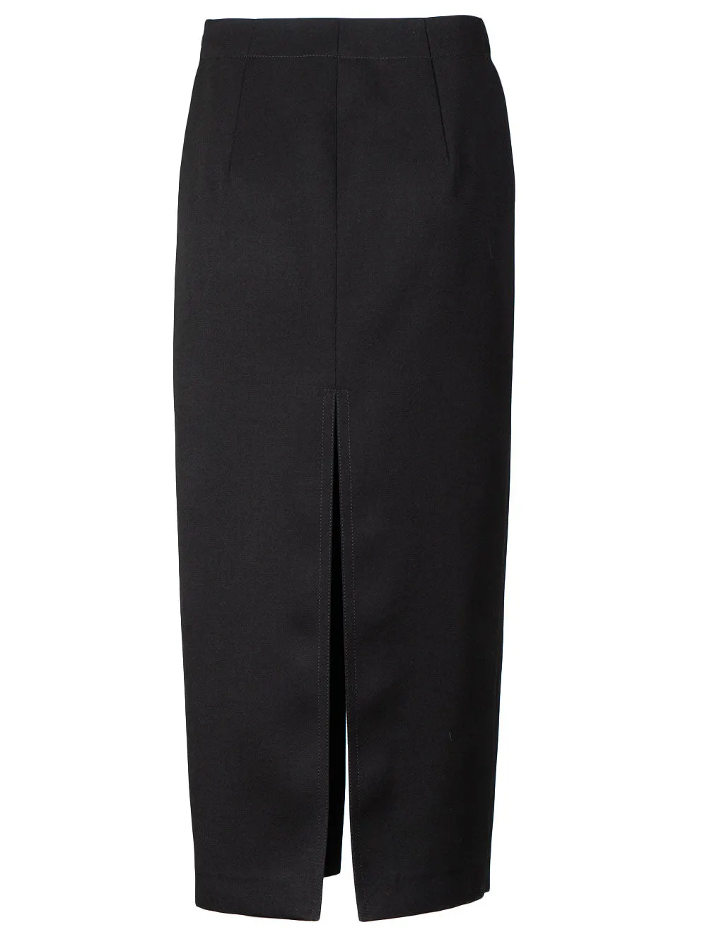 Pencil skirt with slits