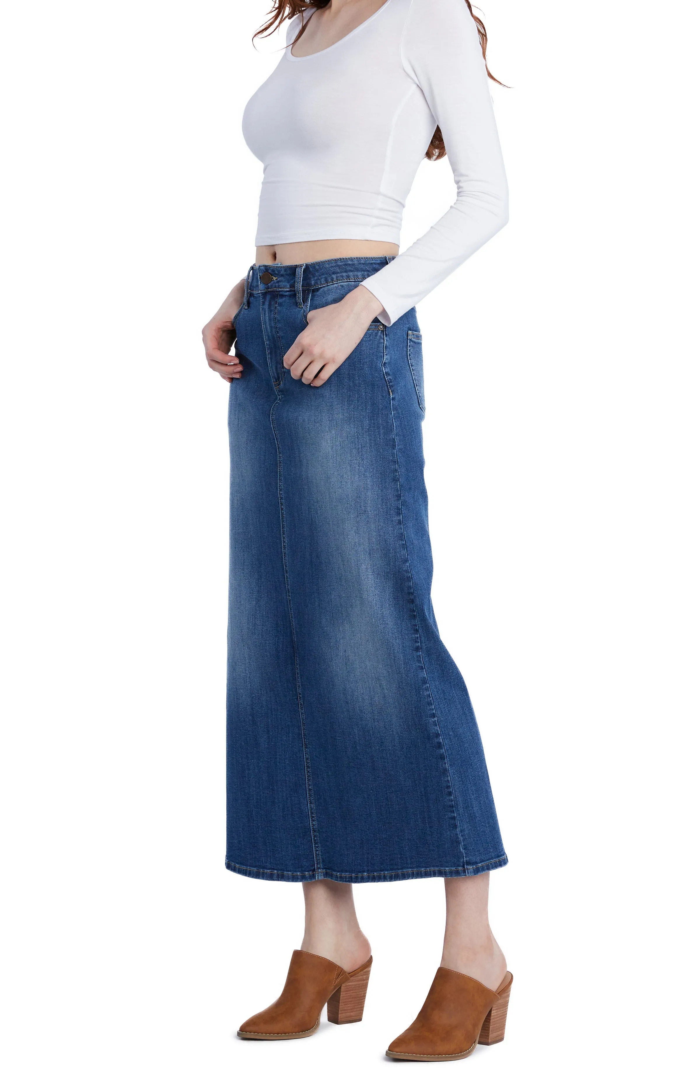 *Perfect Denim Pencil Skirt