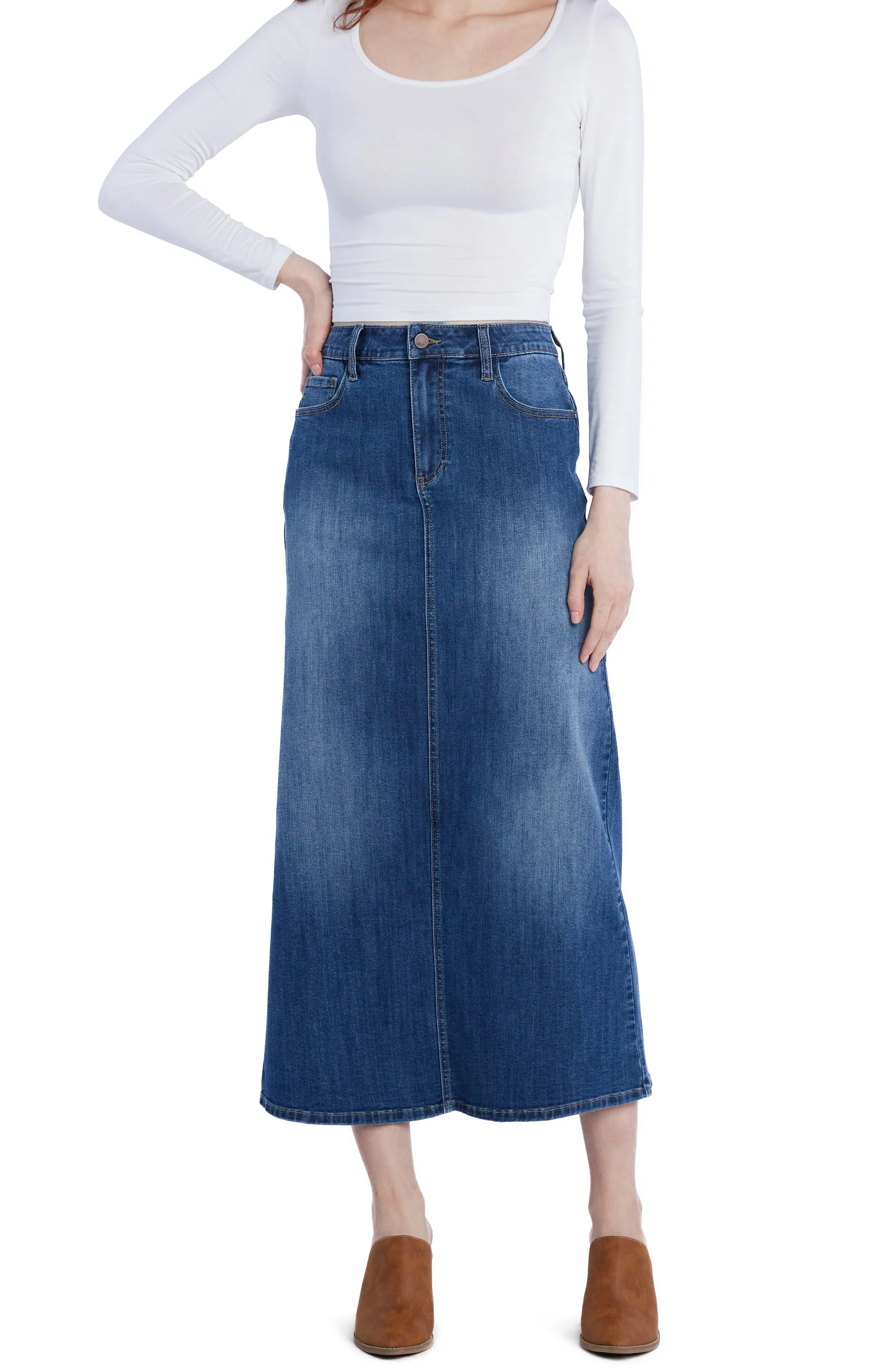 *Perfect Denim Pencil Skirt