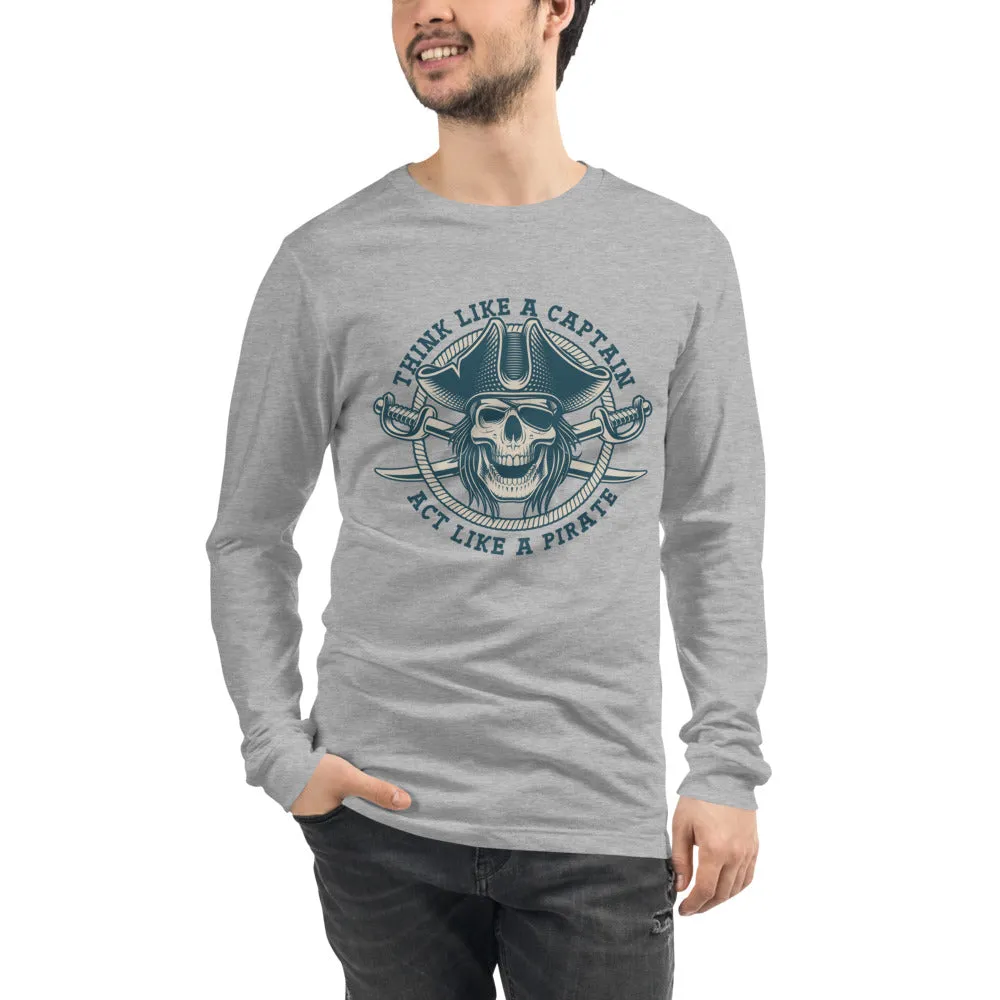 Pirate Skull Men's Long Sleeve Tee