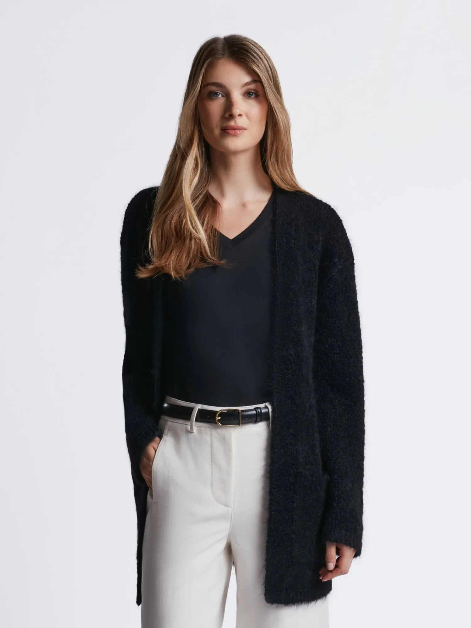 Plush cardigan