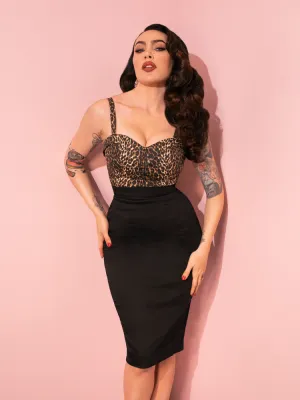 PRE-ORDER - Vixen Pencil Skirt in Black - Vixen by Micheline Pitt