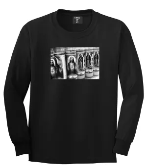 Religious Candles Photography Long Sleeve Boys Kids T-Shirt