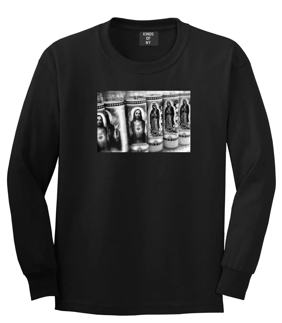Religious Candles Photography Long Sleeve Boys Kids T-Shirt