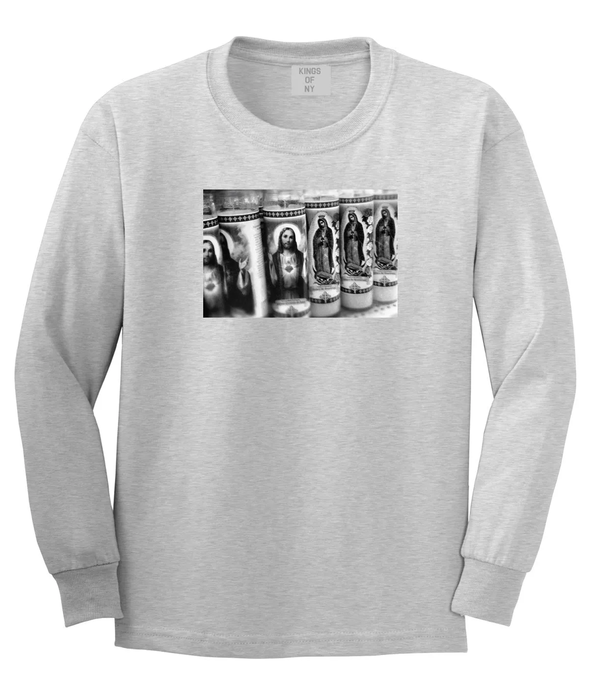 Religious Candles Photography Long Sleeve Boys Kids T-Shirt