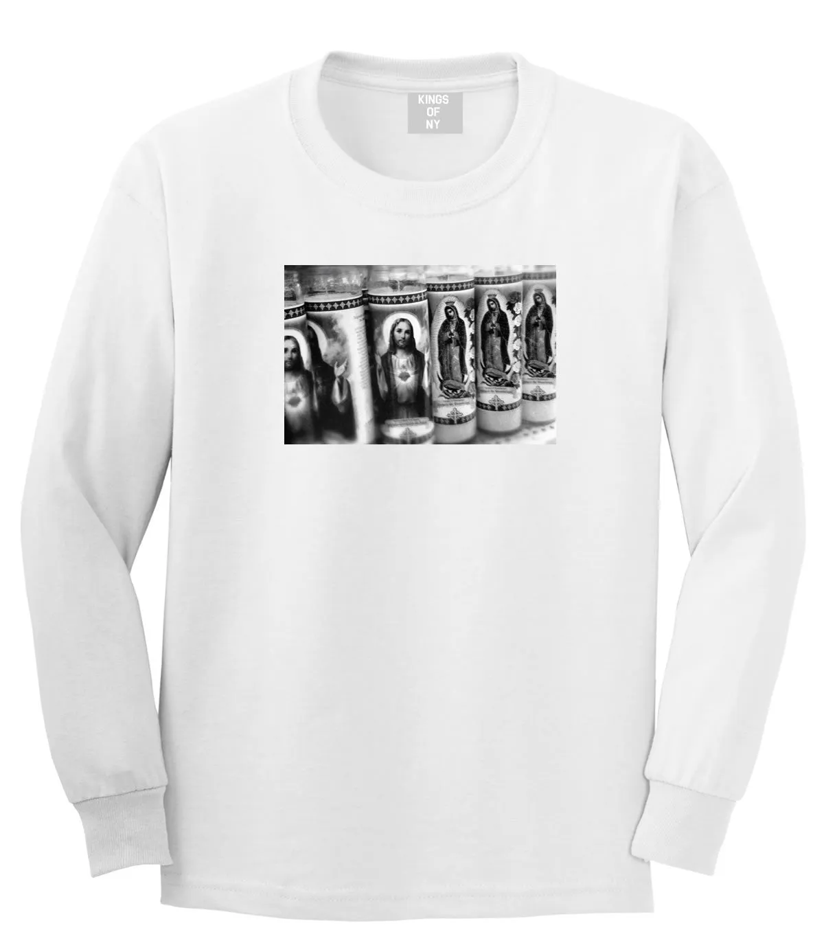 Religious Candles Photography Long Sleeve Boys Kids T-Shirt
