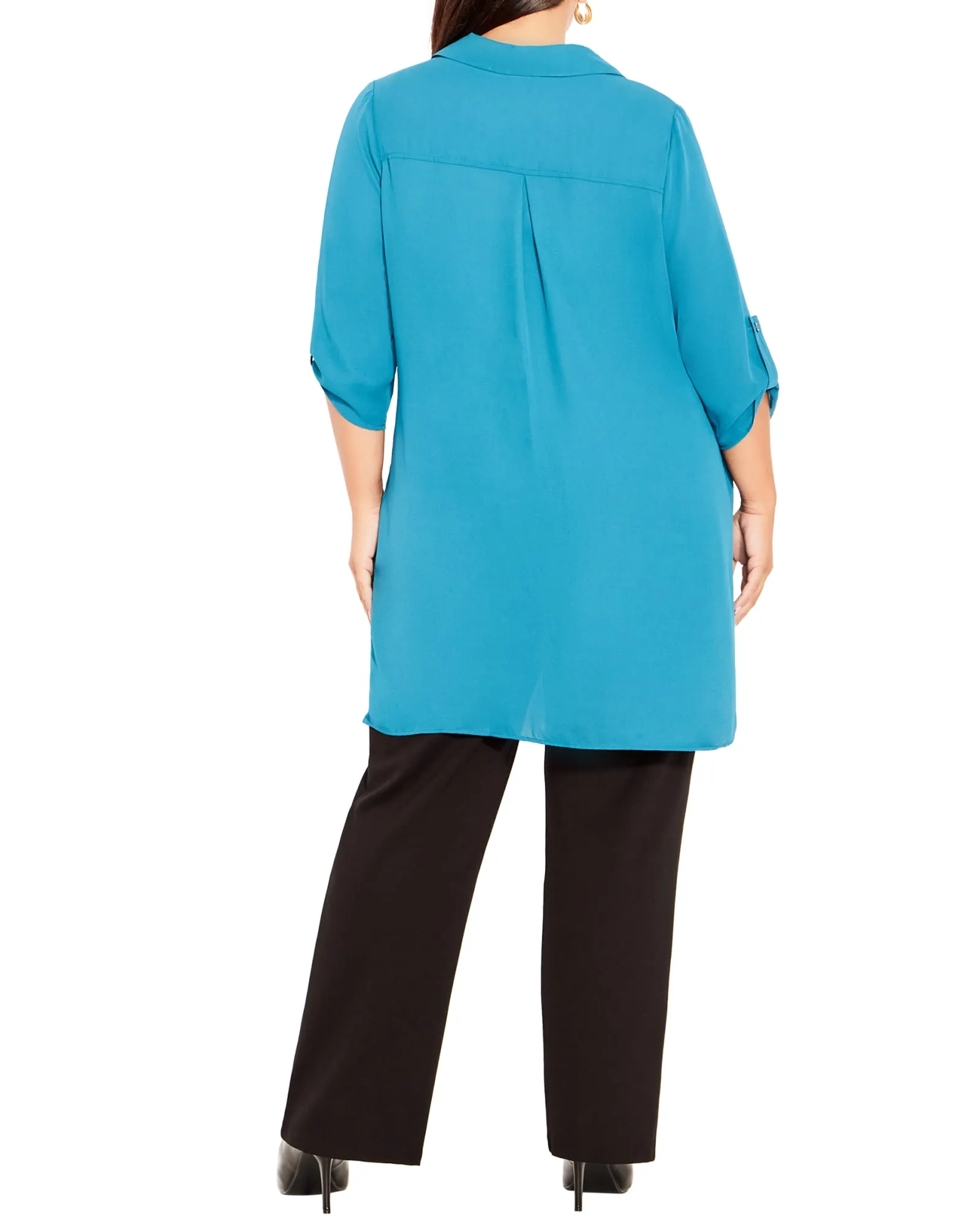 River Longline Blouse | Teal
