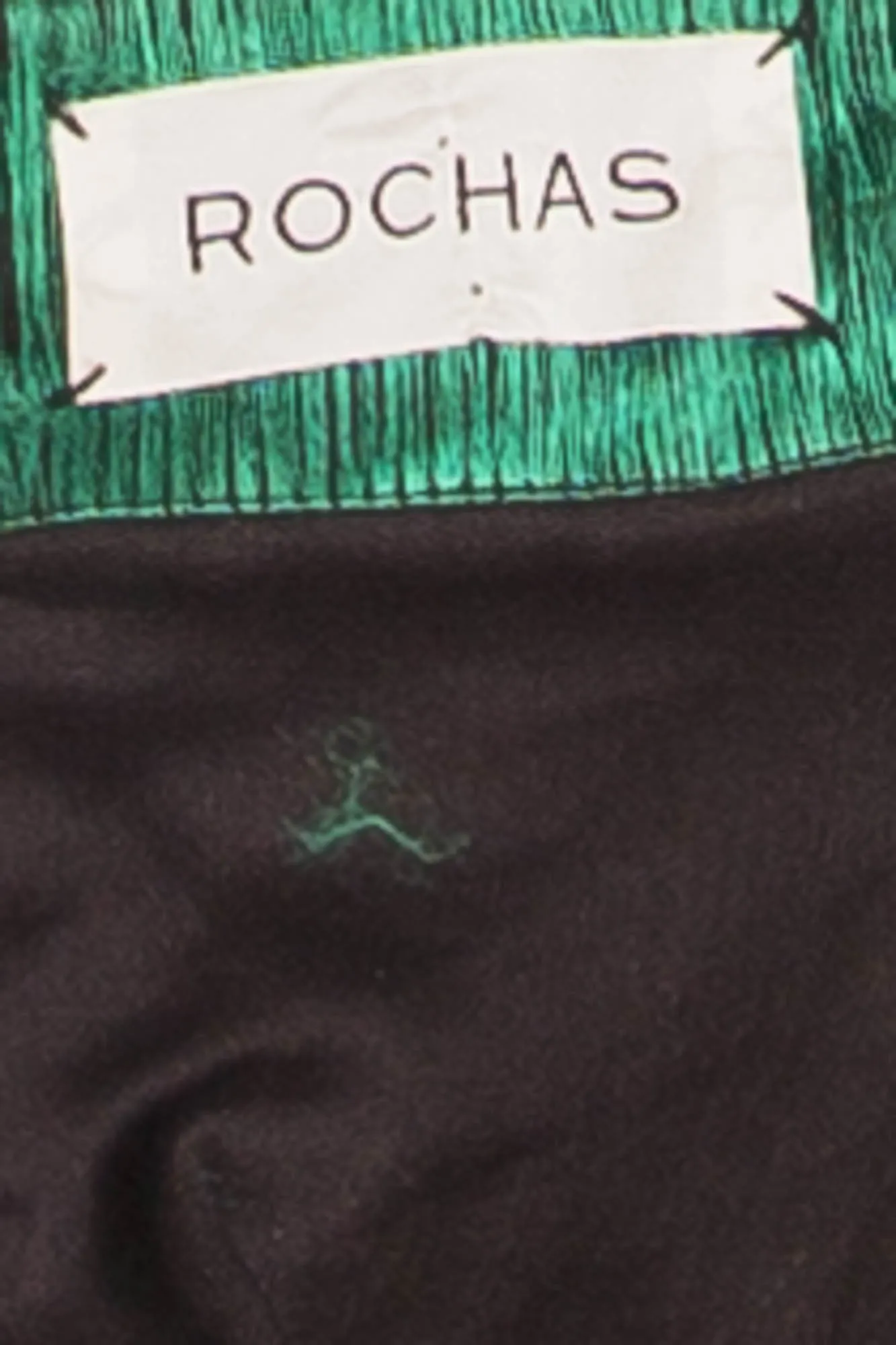 Rochas - Green Fur Pencil Skirt