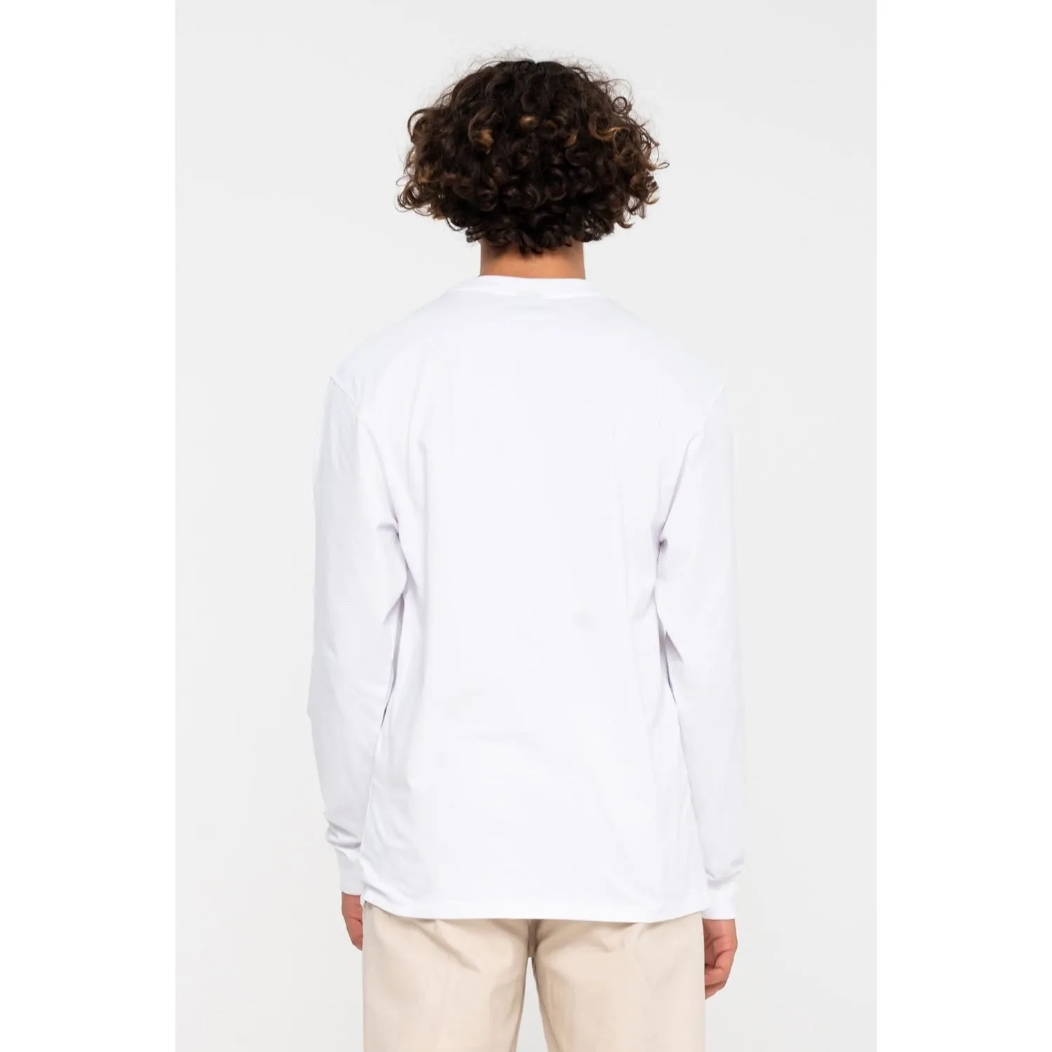 Santa Cruz Flier Hand Long Sleeve - White