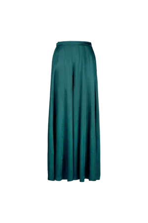 Soiree Pants in Emerald Green