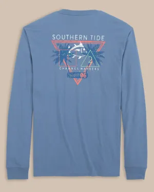 Southern Tide Retrowave Channel Markers Long Sleeve T-Shirt