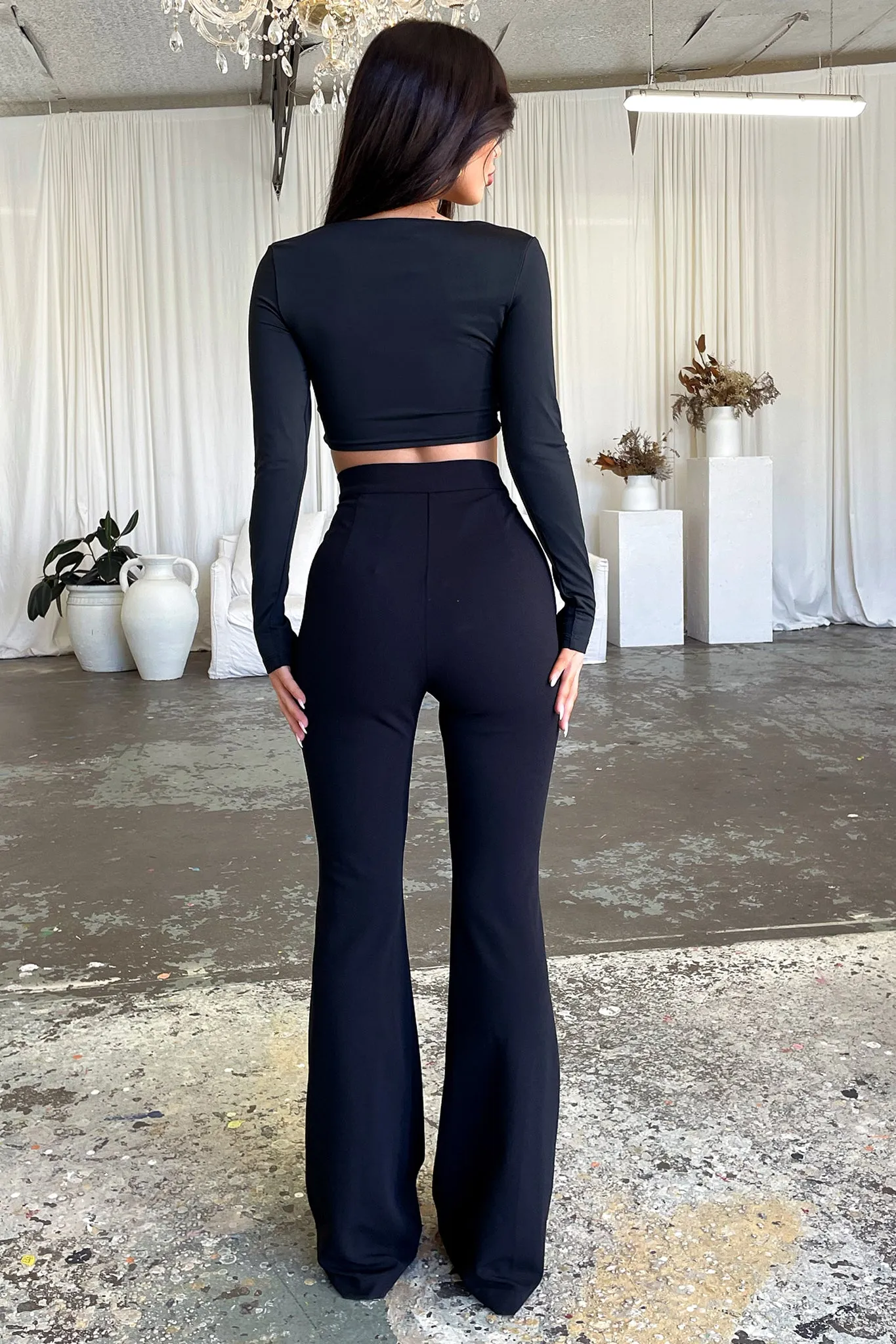 Token Flare Pants - Black