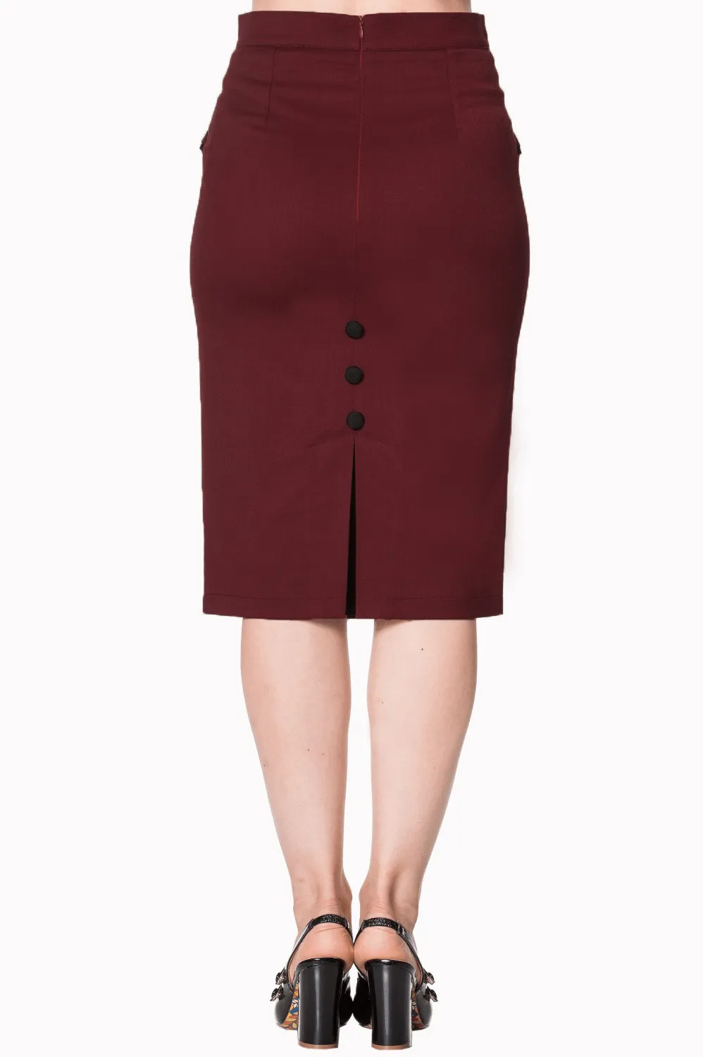 Tori Vintage Style Pencil Skirt by Banned Apparel
