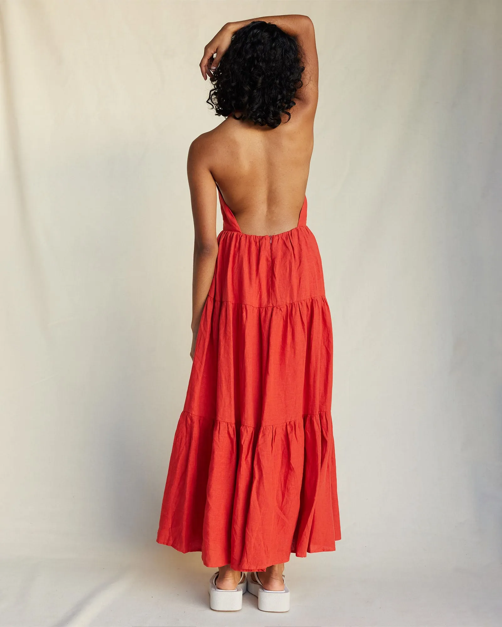 Tularosa Maxi Dress - Persimmon