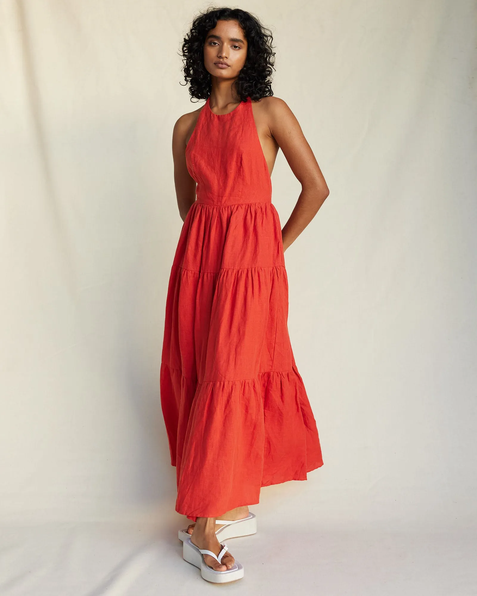 Tularosa Maxi Dress - Persimmon